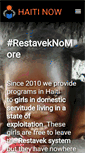 Mobile Screenshot of haiti-now.org